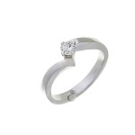 Δαχτυλιδι Μονοπετρο με Διαμαντι 0,25 Ct , F , VS1